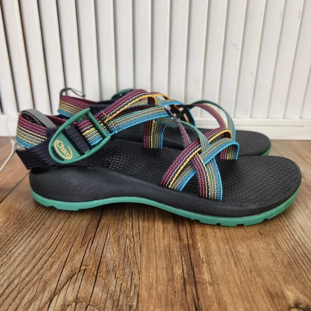 Chaco ZX/1 Ecotread Kids Sz 3 M Rising Navy Blue Strappy Beach Sandals JCH180386